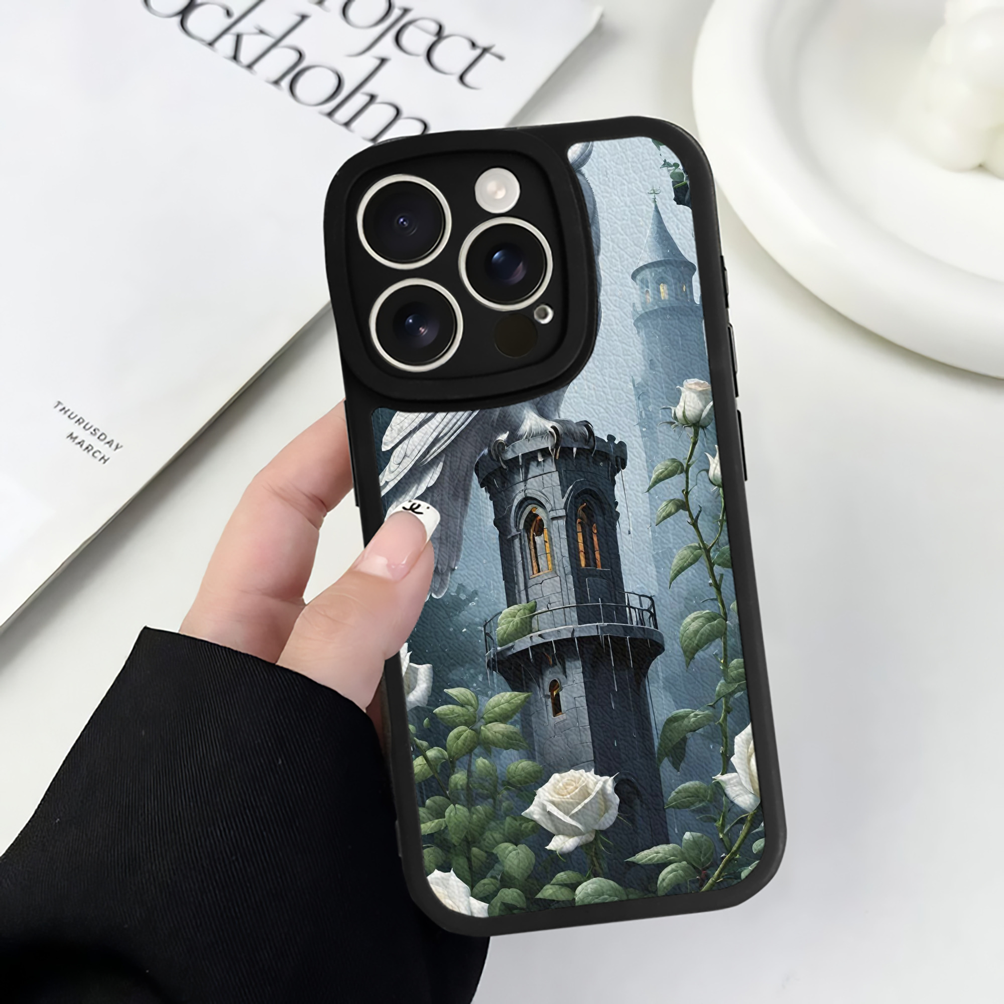 （画像用） Harry Potter ハリー・ポッターシリーズ 【iPhone 16シリーズ対応】シリコンスマホケース（レザー調） 材質：シリコン